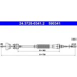 Tazne lanko, ovladani spojky, 24.3728-0341.2