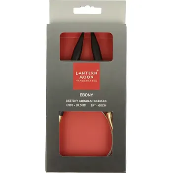 Jehlice KnitPro Lantern Moon kruhové fixní jehlice 60Cm 10mm (Lantern Moon’s Destiny circular knitting needles 60Cm 10mm)