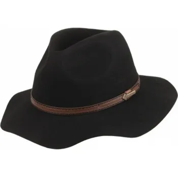Klobouk Klobouk vlněný Scippis Leeman - černý, S