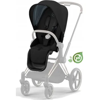 Přeprava dětí Cybex Priam 4.0 Seat Pack Potah sedadla sportovního kočárku Onyx Black
