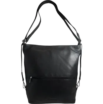 Městský batoh SendiDesign VAL-865 kožená kabelka (batoh) černá