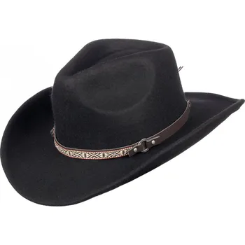 Klobouk Klobouk australský vlněný Scippis Reeves - černý, L/XL