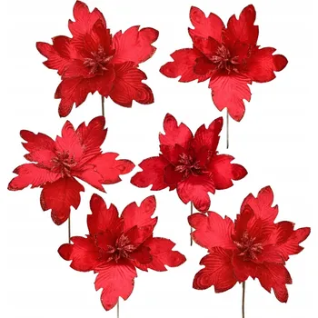 Vánoční dekorace Tvarované Vánoční Baňky , ozdoby, sady hvězd 30 cm 6 ks