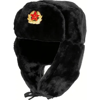 Čepice Ruská beranice - černá, M