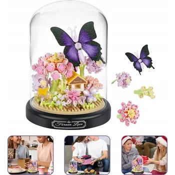 ostatní stavebnice SADA MODELŮ ROSTLIN, STAVEBNICE, DEKORACE DOMU, DÁREK