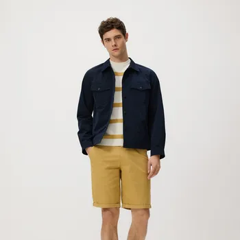 Reserved - Bavlněné kraťasy chino - jantarová - YW485-18X - YW485-18X-M