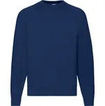 Mikina pánská Fruit of the Loom Classic Raglan Sweat - navy, S