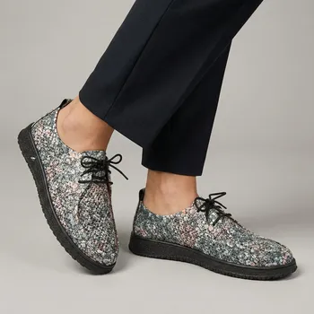 Dámské sandále Dámské vícebarevné perforované kožené polobotky Letizia Velikost: 39