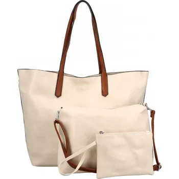 Kabelka Dámský set kabelek krémový - Firenze Zorika new krémová