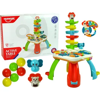 Hračka pro nejmenší Mamido Multifunkční stoleček s kuličkovou dráhou