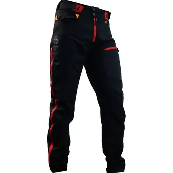 Kalhoty unisex Haven Singletrail - černé-červené, XL