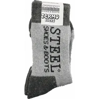 Ponožky termo Steel Boots Original - šedé-tmavě šedé, 41-43