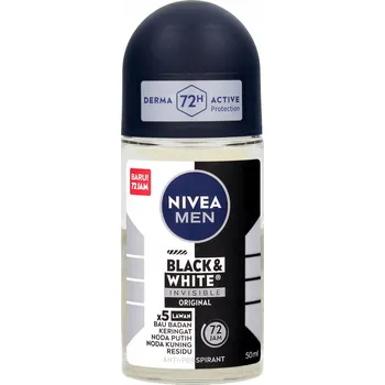 Nivea Black & White Invisible Antiperspirant Roll-on 50 ml
