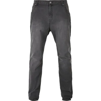 Pánské džíny Džíny Urban Classics Slim Fit Zip Jeans - černé, 31/34