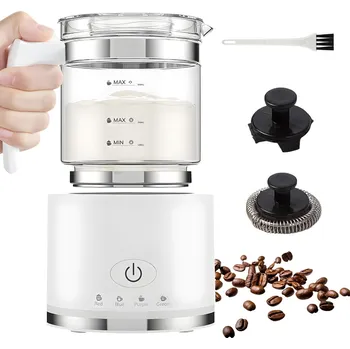 Šlehač mléka ELEKTRICKÝ NAPĚŇOVAČ MLÉKA 500ML 4 REŽIMY PRO PŘÍPRAVU CAPPUCCINA