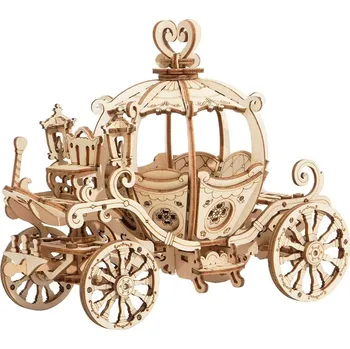 3D puzzle ROBOTIME Rolife 3D dřevěné puzzle Kočár z dýně 182 dílků