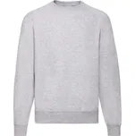 Mikina pánská Fruit of the Loom Classic Raglan Sweat - šedá, S