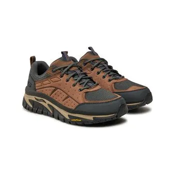 Pánská obuv Sneakersy Skechers Arch Fit Road Walker 237488/BRMT Hnědá 44
