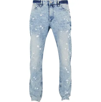 Pánské džíny Džíny Southpole Stretch Signature - světle modré-bílé, 32/32