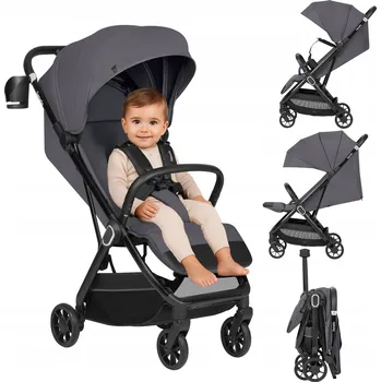 Přeprava dětí Sportovní kočárek lehký, skládací jednou rukou, KOMPAKTNÍ + příslušenství Lionelo Bess