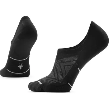 Pánské ponožky Unisex merino běžecké ponožky SMARTWOOL Run Zero Cushion No Show Socks, Black velikost: 42-45 (L)