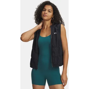 Dámská vesta Under Armour Dámská vesta UA Rival Woven Ruched Vest 6009679-001 Černá XS