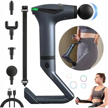 Masážní přístroj Masážní pistole na hlavu, nohy, záda, krk LCD bezdrátová masážní přístroj přístroj na tělo