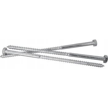 Vrták ŠROUB DO DŘEVA NA KLÍČ, POZINKOVANÝ 82501 12x120 MM