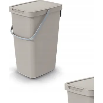 Odpadkový koš Odpadkový koš Prosperplast hnědý 20 l s víkem pro upevnění