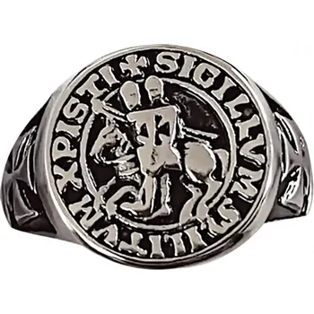 Prsten Templářský prsten Tole 10 - stříbrný, 21