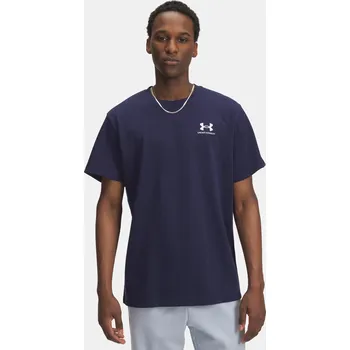 Pánské tričko Under Armour Pánské tričko UA M LOGO EMB HEAVYWEIGHT 1373997-411 Modrá L