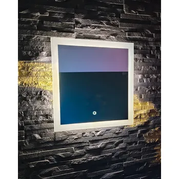 Zrcadlo Zrcadlo LED Lena s dotykovým spínačem - 50×70 cm | Teplá bílá 3000K | Vyrobeno v PL