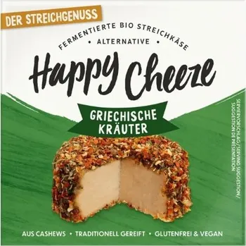 Mléko Happy Cheeze Alternativa sýra z kešu s bylinkami 100 g bio