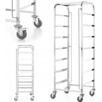 Příslušenství pro myčku Vozík pro přepravu košů do myček nádobí 7 x 500x500 mm