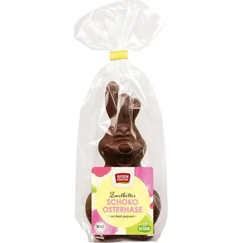 Bonbon Rosengarten Zajíček z hořké čokolády 80 g bio