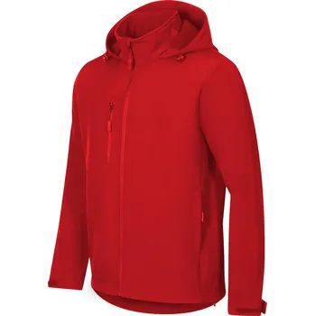 Pánská mikina Bunda softshellová pánská Malfini Trail - červená, 4XL