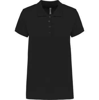 Chlapecké tričko Polokošile dámská krátký rukáv Kariban - černá, M