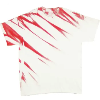 Pánské tričko Tričko unisex The Mountain graffiti design Eclipse - bílé-červené, M