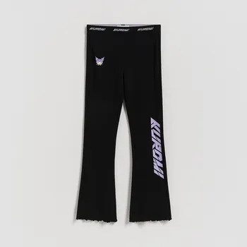 Reserved - Rozšířené legíny Kuromi - černý - 963FF-99X - 963FF-99X-128