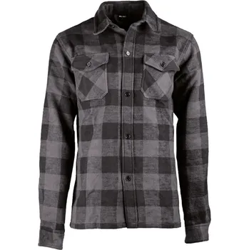 Pánská košile Košile dřevorubecká na knoflíky - šedá-černá, 3XL