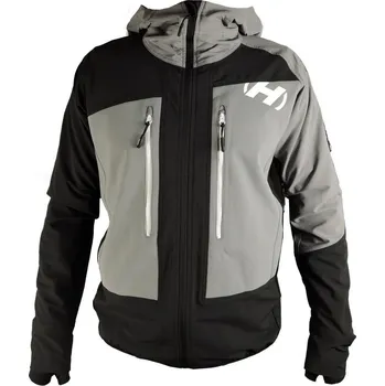 Cyklistické oblečení Bunda pánská Haven Polartis - šedá-černá, 4XL
