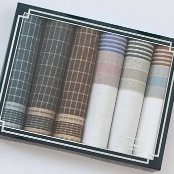 ETEX Pánské látkové kapesníky VASSINI 2 - sada 6 kusů