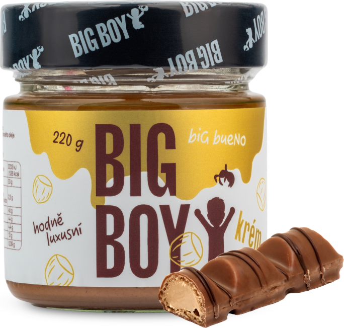 BIG BOY® BIG Bueno - Jemný sladký lískooříškový krém 220g