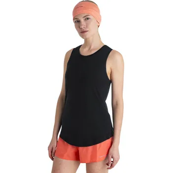 Dámské merino tílko ICEBREAKER Wmns 125 Cool-Lite Sphere III Tank, Black velikost: M