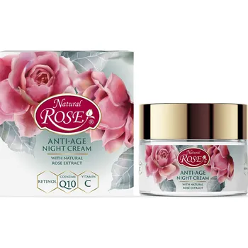 Pleťový krém NATURAL ROSE Anti-age noční krém, 50 ml