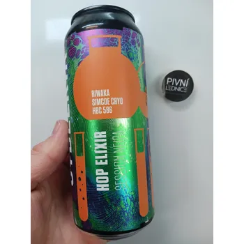 Pivo Sibeeria Hop Elixir: Riwaka, Simcoe Cryo, HBC 586 13°/4,9% 0,5l