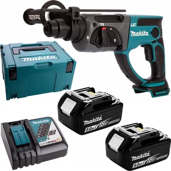 Pneumatické kladivo MAKITA SADA 4 NÁŘADÍ 18V 2x5Ah + 2x3Ah AKU