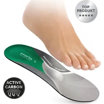 Vložka do bot Vložky skelet Svorto Antibacterial - šedé-zelené, 47