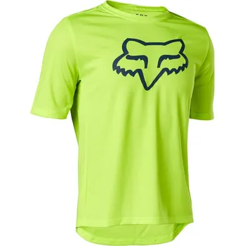 cyklistický dres FOX Youth Ranger SS dres dětský Fluo Yellow, YXL