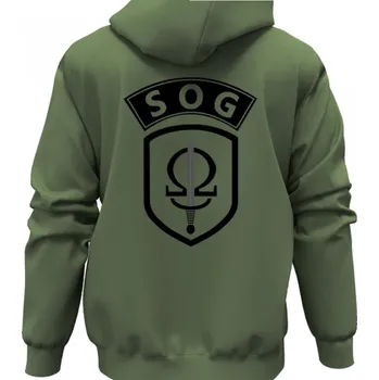 Pánská mikina Mikina s kapucí Striker AČR SOG - olivová, L